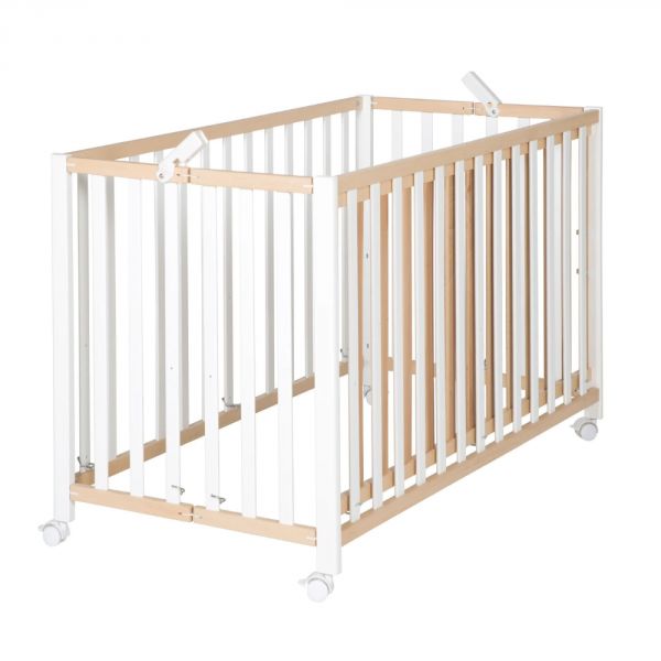 Lit pliant enfant Fold Up 60x120 cm bois bicolore