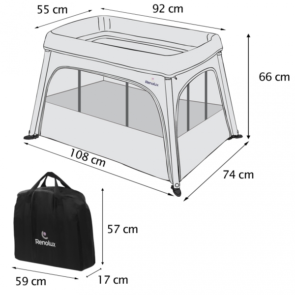 Lit parapluie Fovea Griffin