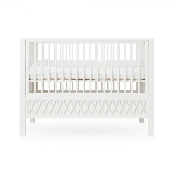 Lit bébé Harlequin Blanc