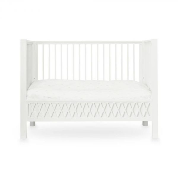 Lit bébé Harlequin Blanc