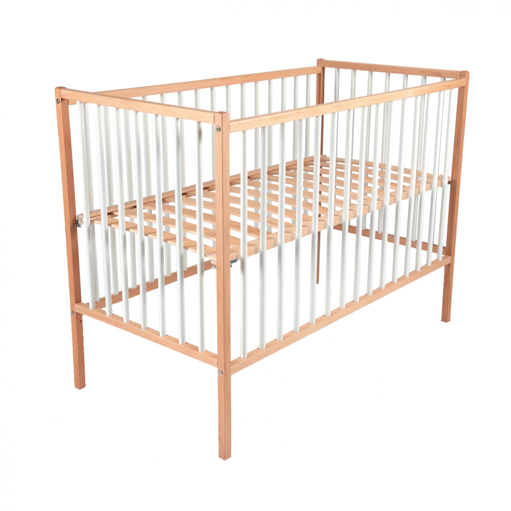 Combelle Lit En Bois 70x140 Cm Remi Hybride Blanc Made In Bebe
