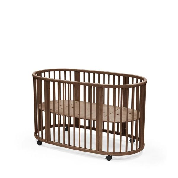 Pack Lit Sleepi Warm brown + matelas Sleepi + drap housse blanc