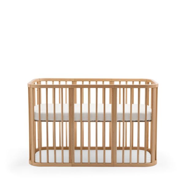 Lit en bois évolutif Nighti Natural + matelas