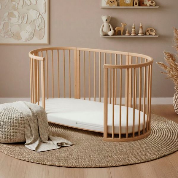 Lit en bois Sleepi Warm brown