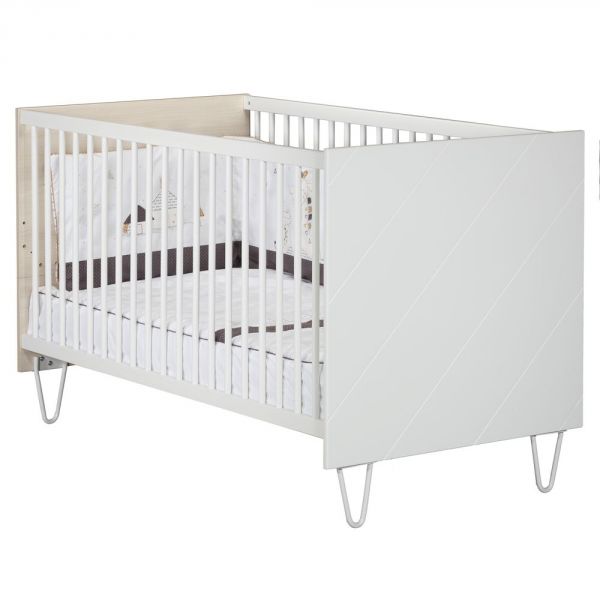 Lit évolutif bébé Little Big Bed 70x140 cm Happy