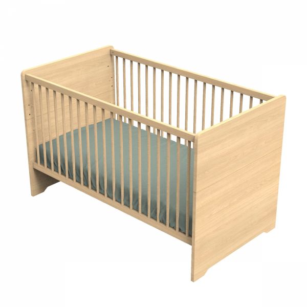 Lit en bois évolutif Kinderkraft Mia Grey avec matelas