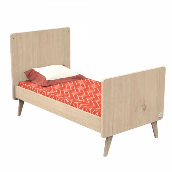 Chambre Duo Lit évolutif bébé Little Big Bed 70x140 cm + Commode Arty