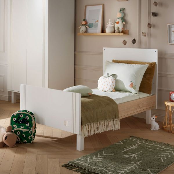 Lit évolutif bébé Little Big Bed 70x140 cm Eleonore blanc