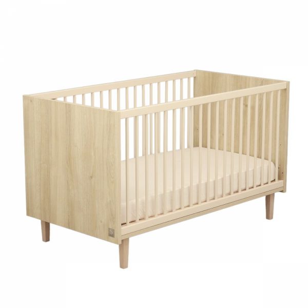 Lit évolutif bébé little big bed 70x140cm Paloma bois