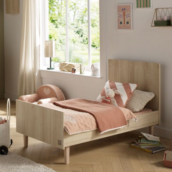 Lit évolutif bébé little big bed 70x140cm Paloma bois