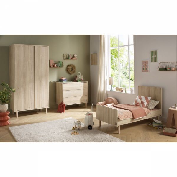 Lit évolutif bébé little big bed 70x140cm Paloma bois
