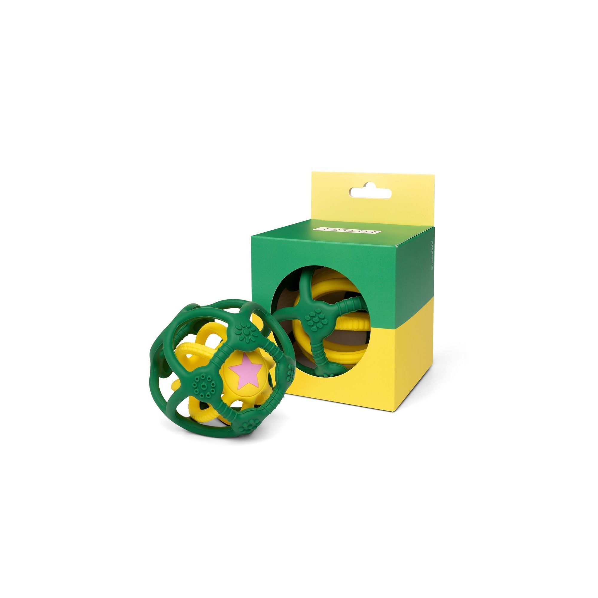 Balles En Silicone Pour Bébé – Lot De 2 (10 Cm + 7 Cm) | Sans BPA | Texturé Pour éveil Sensoriel | Faciles à Saisir Et à Emboîter
