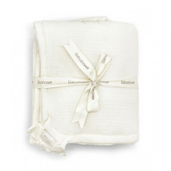 Grand plaid Ivory powder- Ivoire