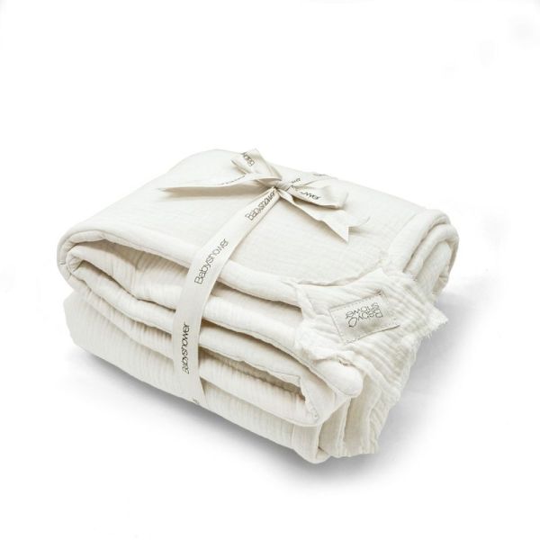 Grand plaid Ivory powder- Ivoire