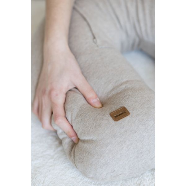 Mini coussin bouillotte maternité Little Warmy Jersey Argile Chiné