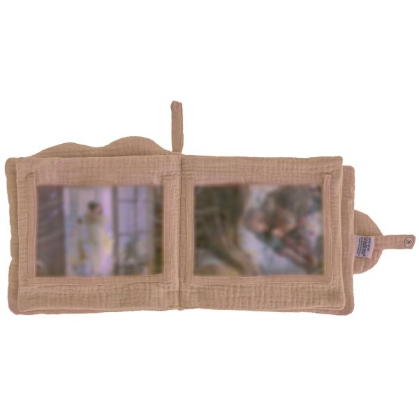 Livre album photos nuage gaze de coton Mocha