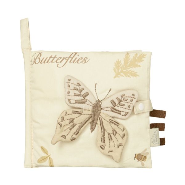 Livre d'éveil bébé en tissu - OCS - Papillion