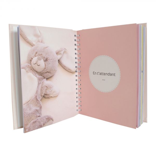 SweetyFox - Livre De Naissance Bébé (0-5 Ans) - 124 Pages, 100 Stickers - Album Souvenir Neutre & Personnalisable