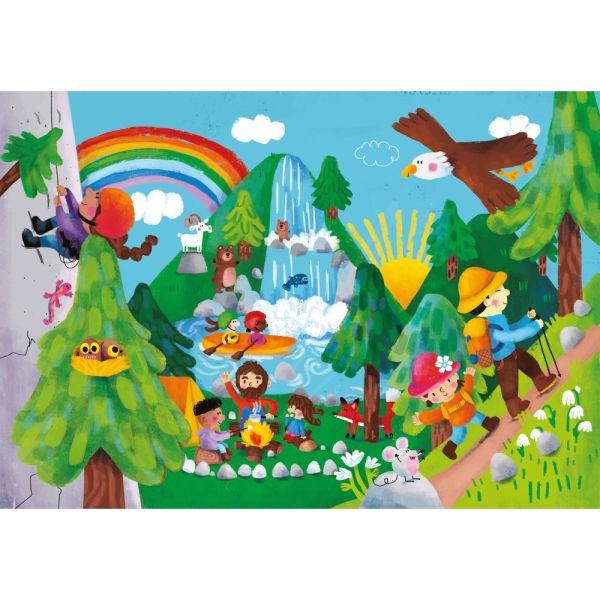 Livre puzzles pour enfant Le voyage