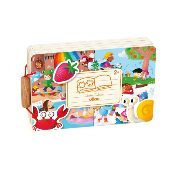 Livre puzzles pour enfant Les 4 saisons