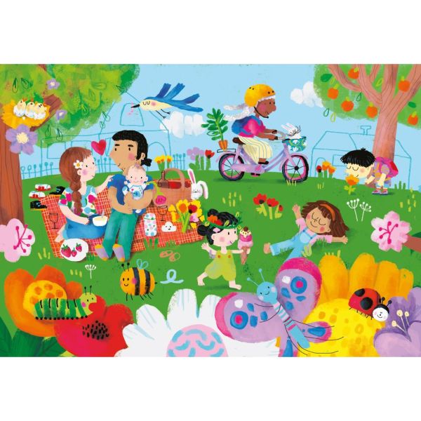 Livre puzzles pour enfant Les 4 saisons