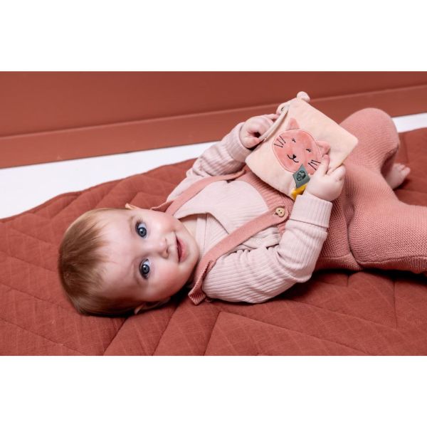 Livre sensoriel bébé pour poussette - Mrs. Cat