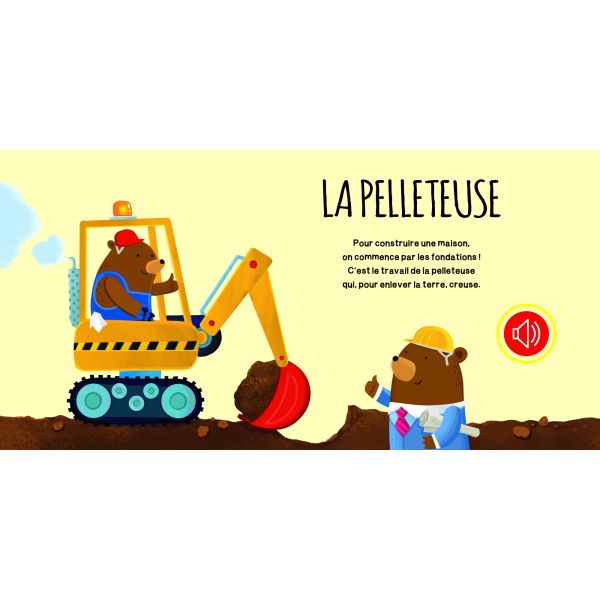 Livres sonores - Les engins de chantier