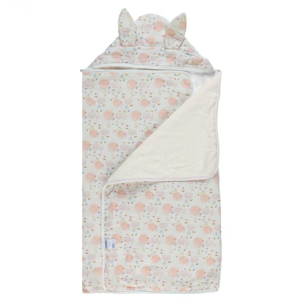 Cape de bain enfant éponge Lina & Joy écru