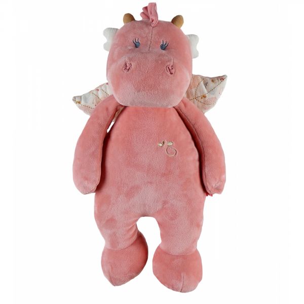 Peluche Joy Veloudoux rose 40 cm