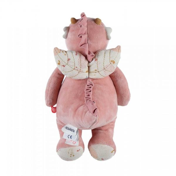 Peluche Joy Veloudoux rose 25 cm