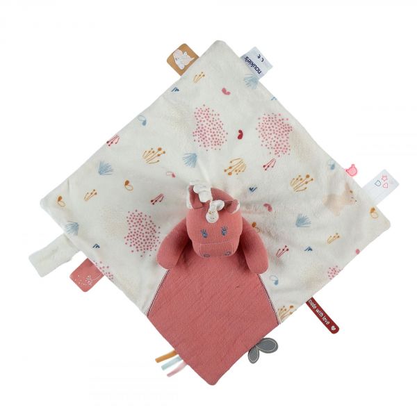 Doudou Lina coton bio rose