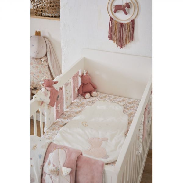 Doudou Lina coton bio rose