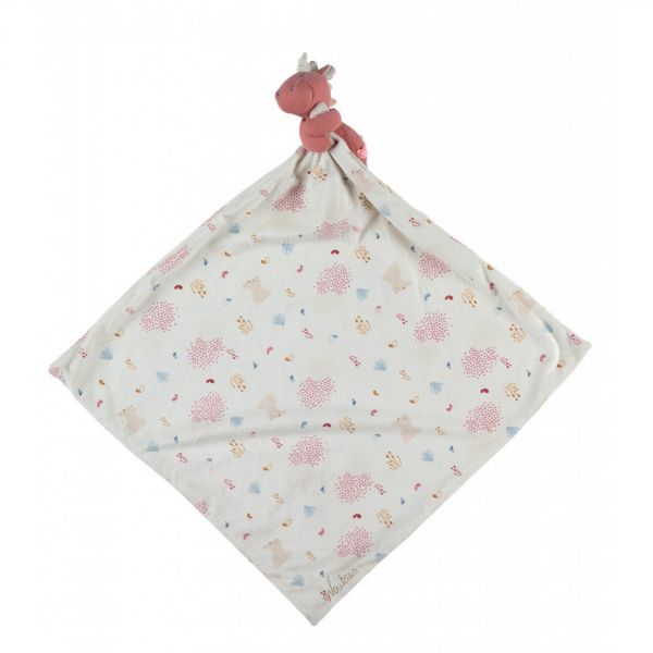 Ma première Couverture Lina veloudoux rose