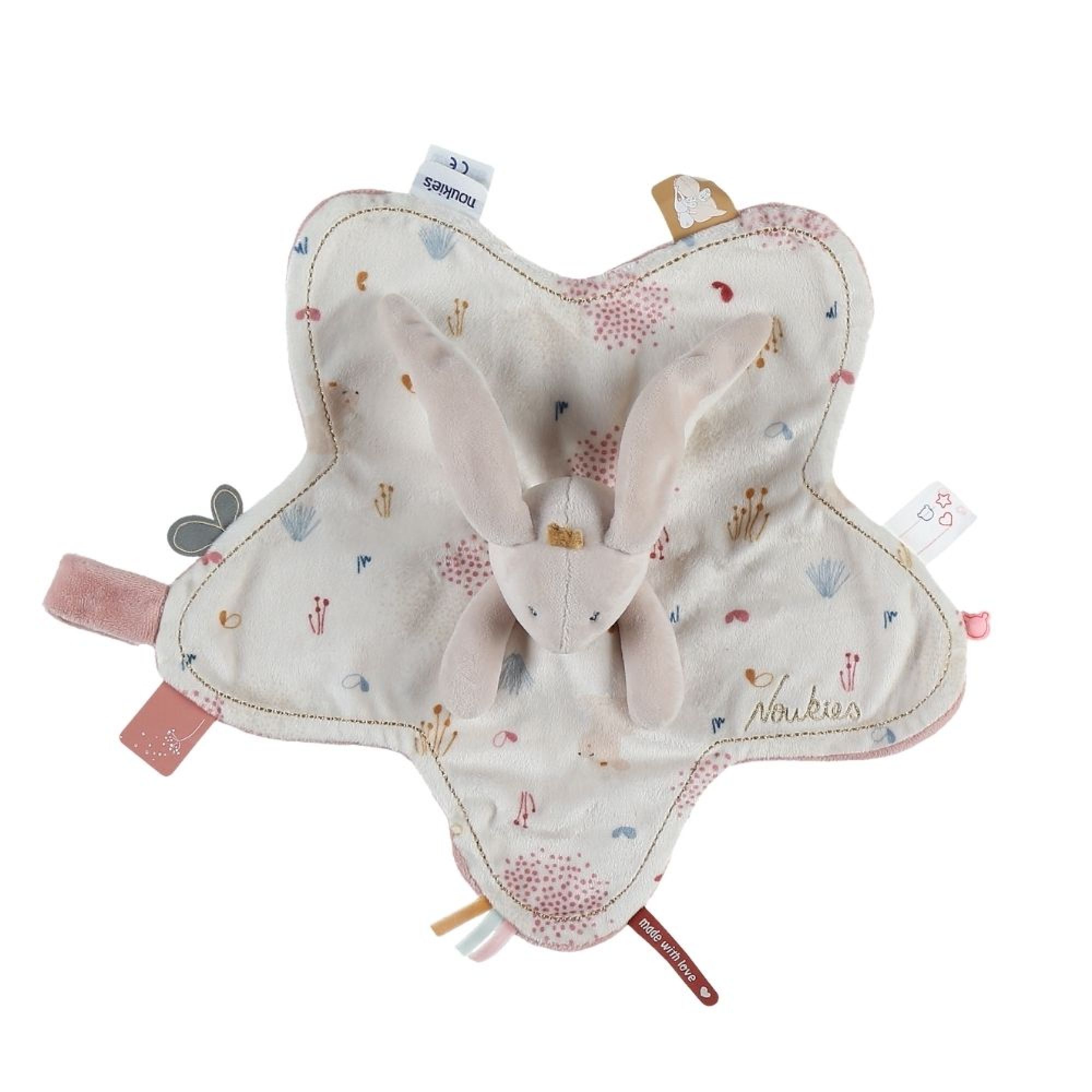 Doudou Pili veloudoux beige Lina & Joy - Made in Bébé