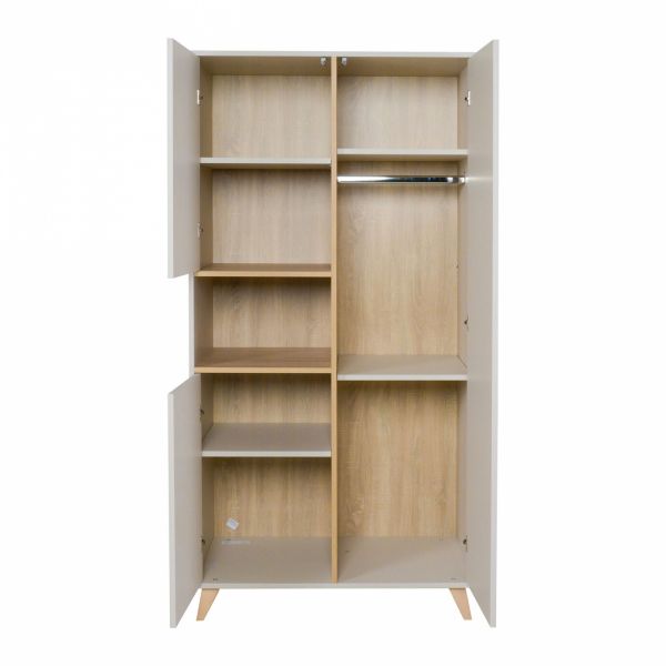 Armoire 3 portes 1 niche Loft - Argile