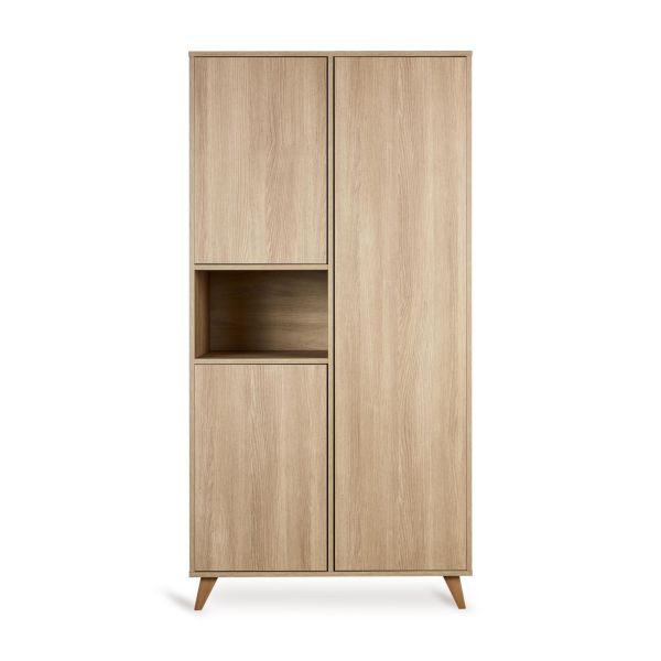 Armoire 3 portes 1 niche Loft Honey Ash