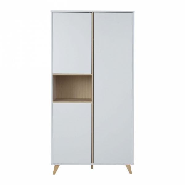 Armoire 3 portes 1 niche Loft White