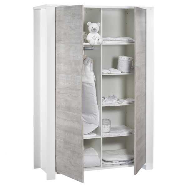 Armoire 2 portes Loft Bois