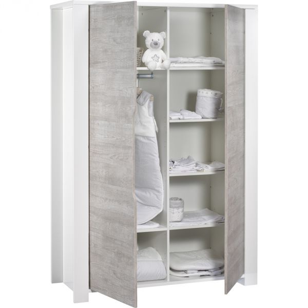 Armoire 2 portes Loft Bois