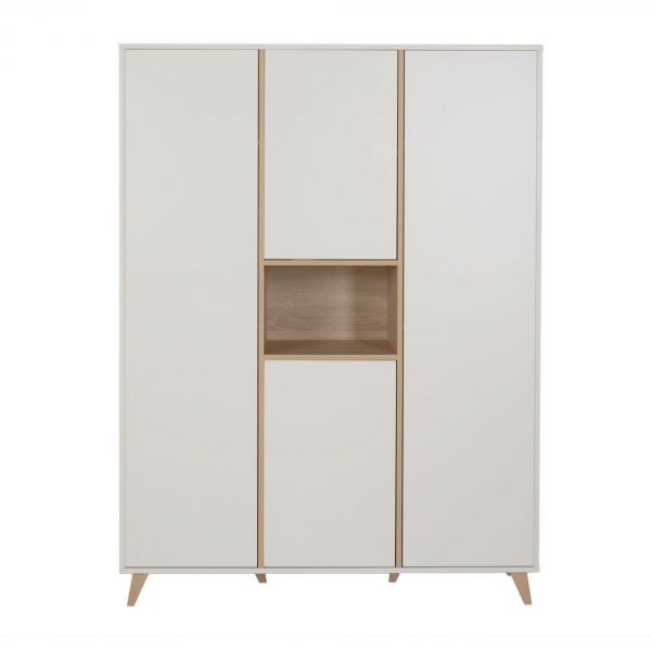 Armoire 4 portes 1 niche Loft White