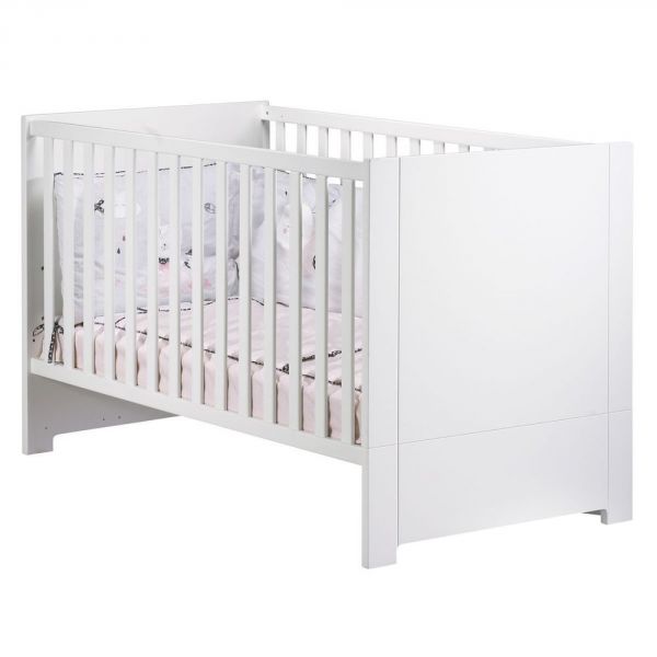 Lit évolutif bébé Little Big Bed 70x140 cm Loft Blanc