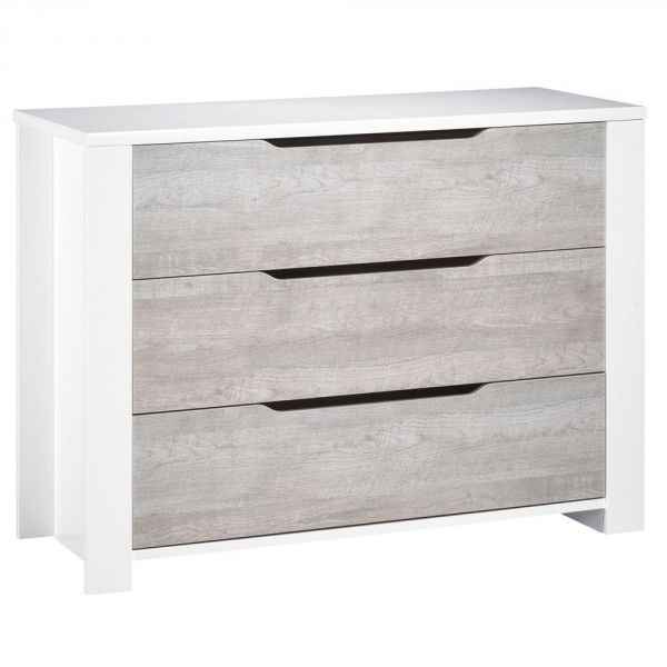 Commode 3 tiroirs Loft Bois