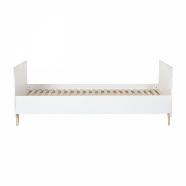 Lit bébé 60x120 cm évolutif en lit junior Loft White