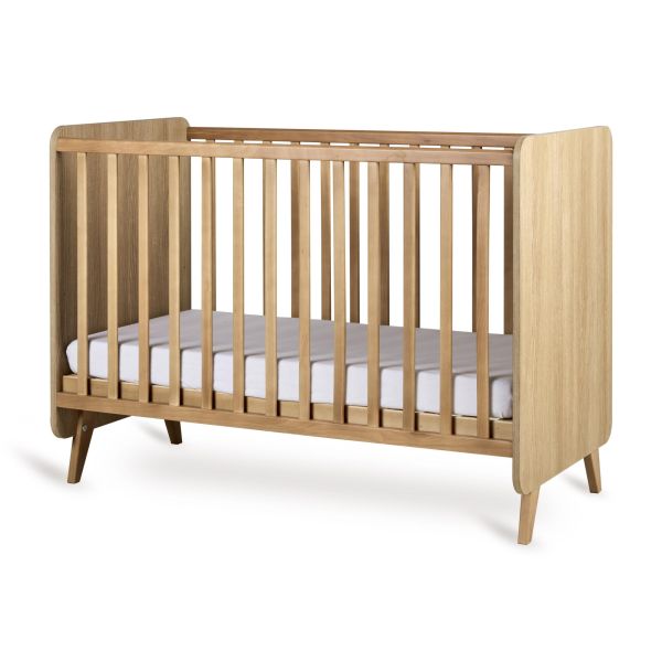 Lit bébé 60x120 cm Loft - Honey Ash