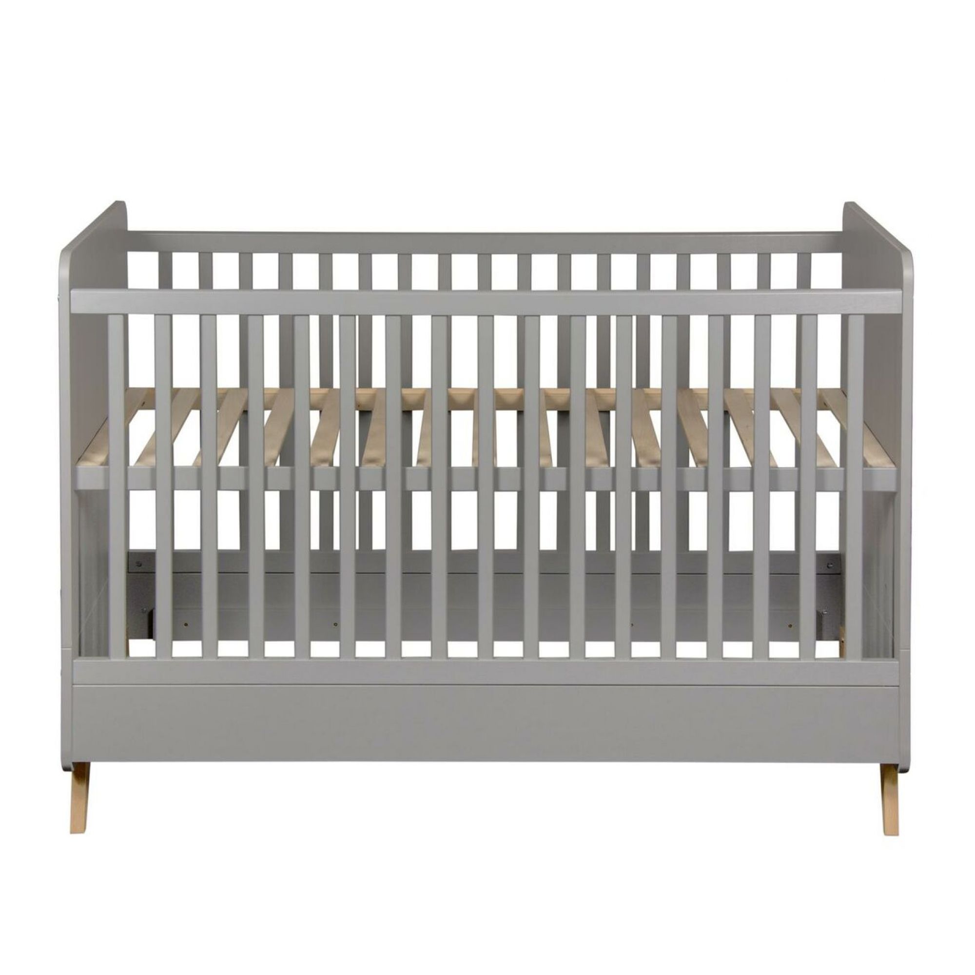 Quax Lit Bebe 70x140 Cm Evolutif En Lit Enfant Loft Gris Made In Bebe