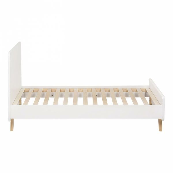 Lit bébé 70x140 cm évolutif en lit enfant Loft White