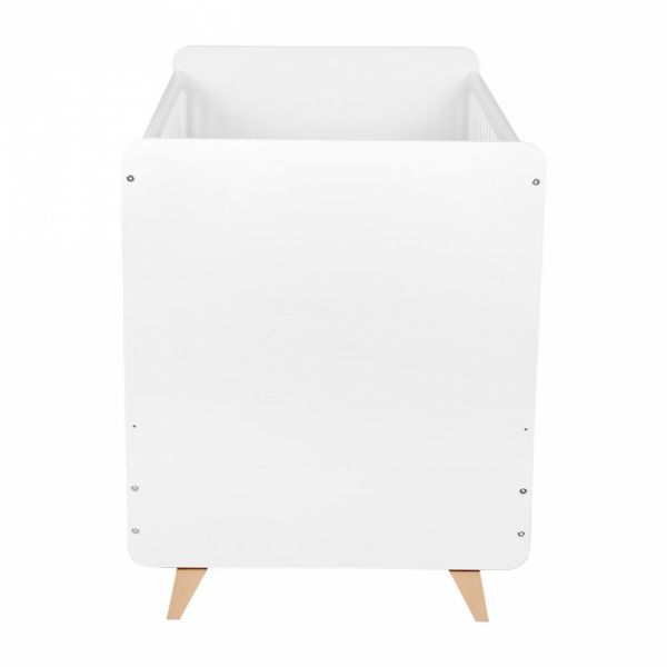 Lit bébé 70x140 cm évolutif en lit enfant Loft White