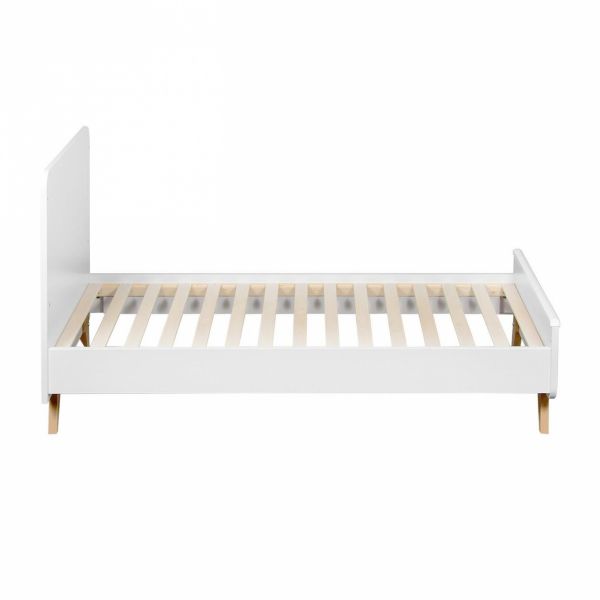 Lit bébé 70x140 cm évolutif en lit enfant Loft White