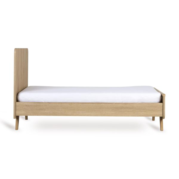Lit bébé 70x140 cm évolutif en lit enfant Loft Honey Ash