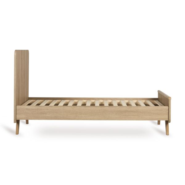 Lit bébé 70x140 cm évolutif en lit enfant Loft Honey Ash